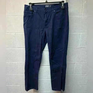 Chaps navy twill pants